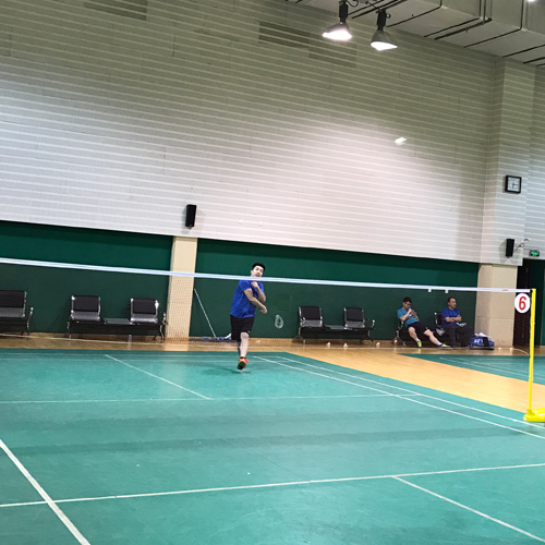 全民健身有工作更要有生活羽毛球体育馆团建